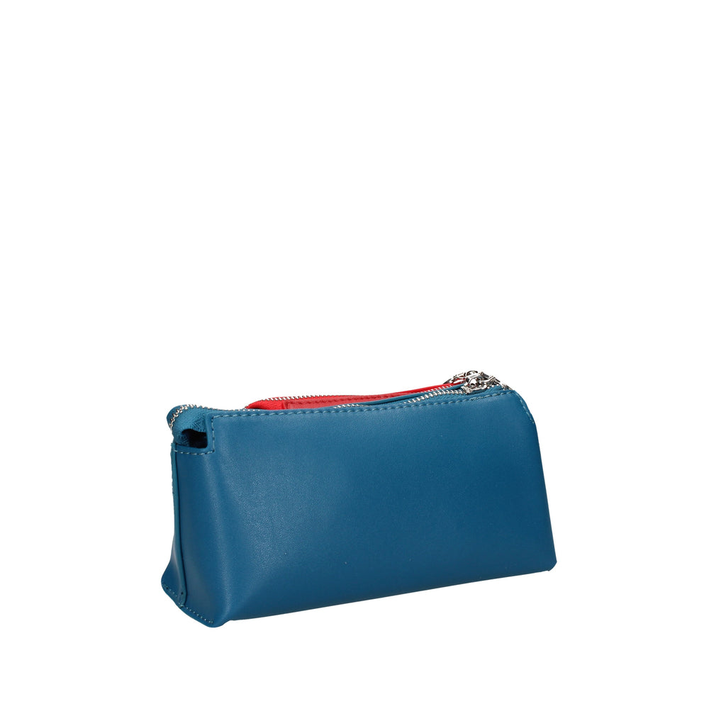 BEAUTY CASE Blu/rosso O Bag