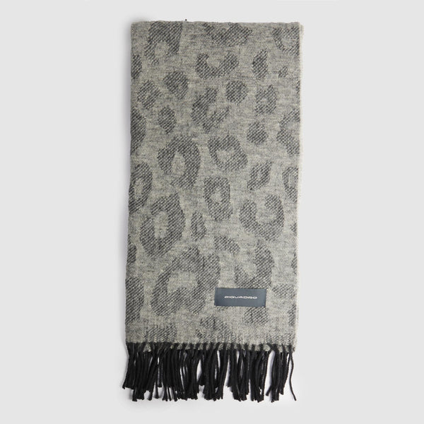 World of Shawls Sciarpa a forma di albero di gelso, morbida e calda, Argento Chiaro Con Albero Bianco, 90 x 180 Cms World of Shawls Sciarpa a forma di albero di gelso, morbida e calda, Argento Chiaro Con Albero Bianco, 90 x 180 Cms