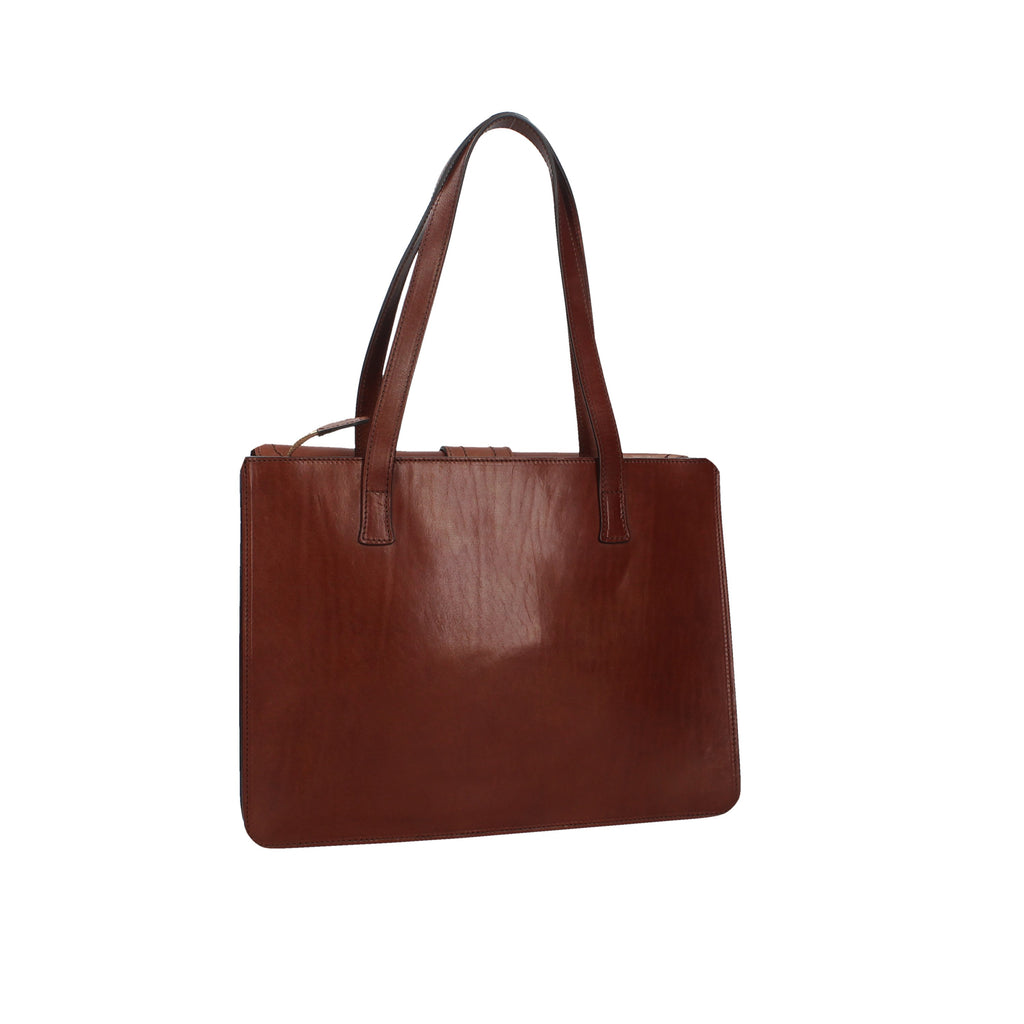 SHOPPING BAG Marrone The Bridge