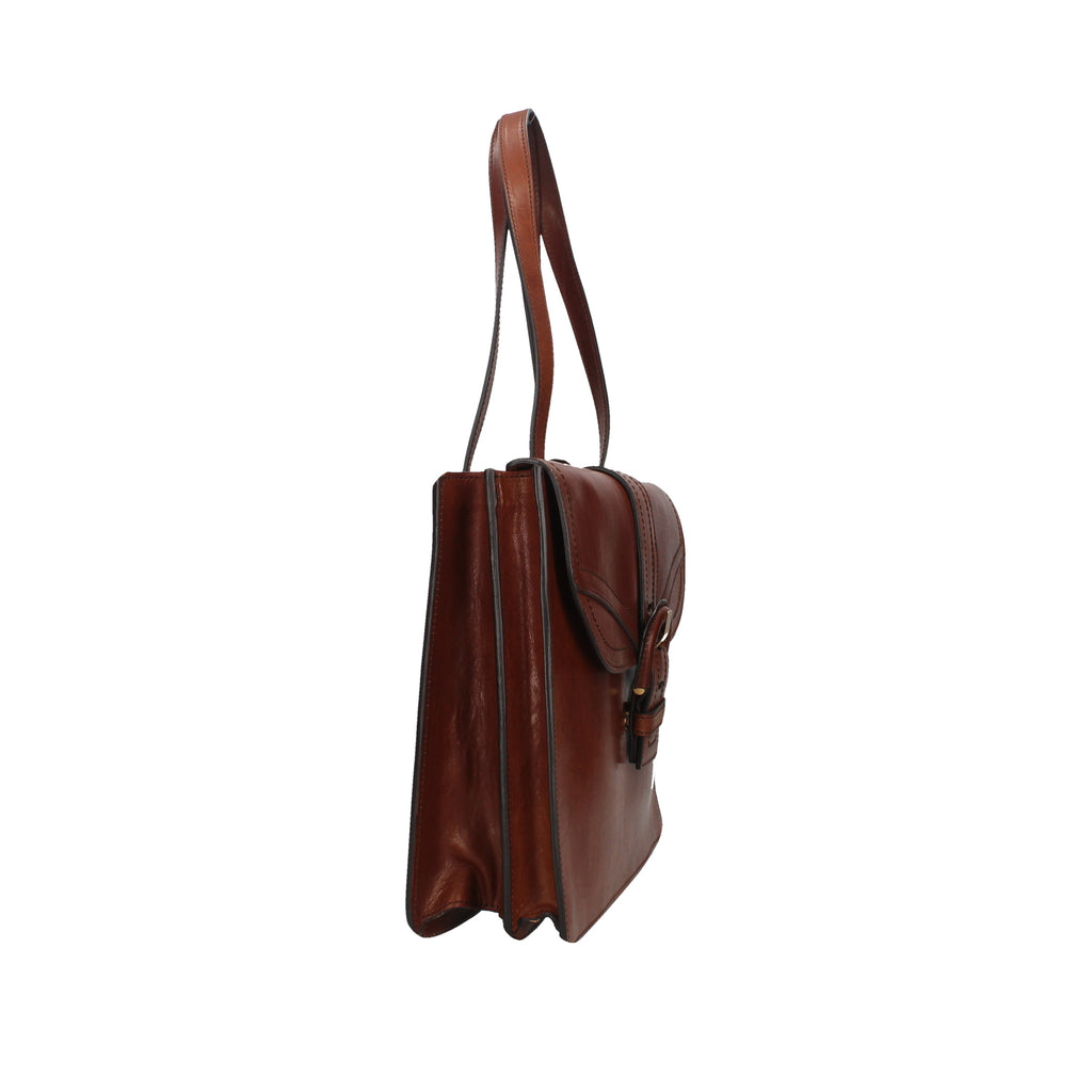 SHOPPING BAG Marrone The Bridge