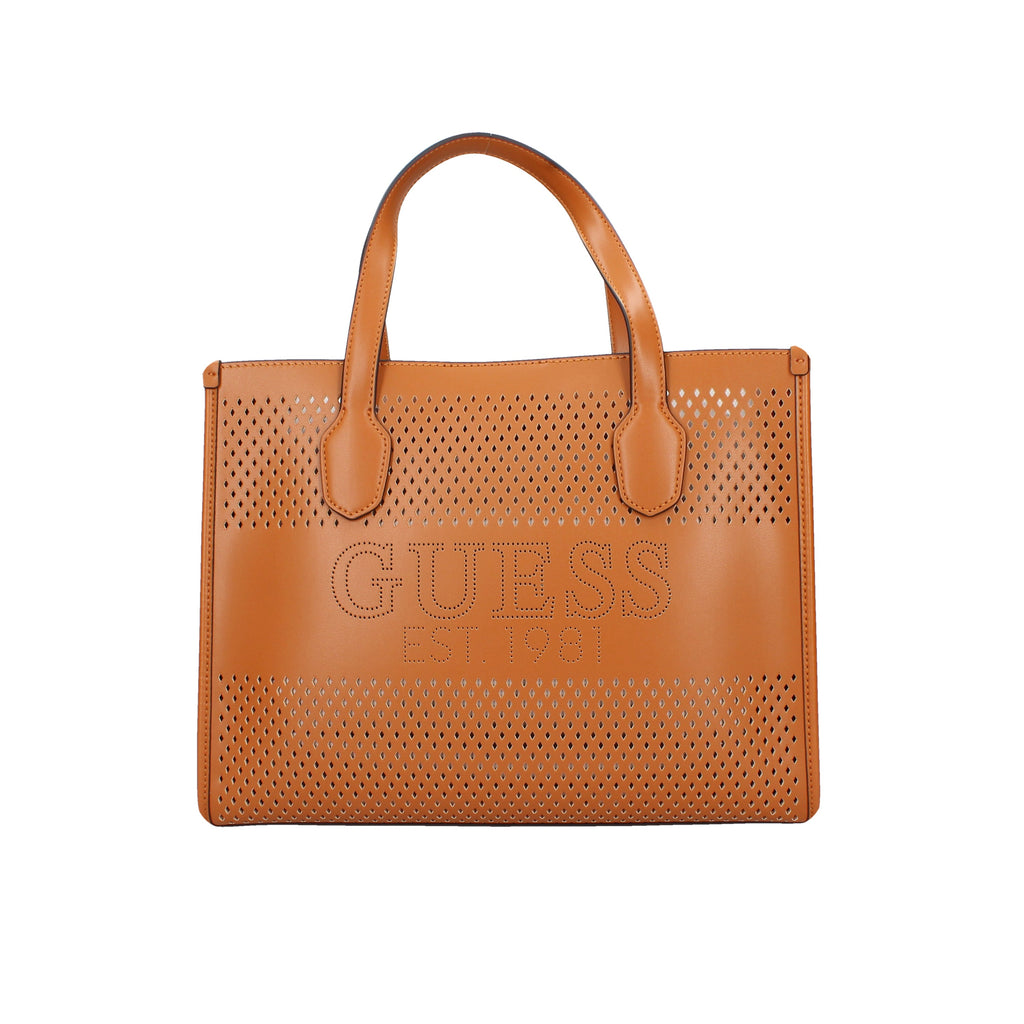 BORSA A MANO Cognac Guess