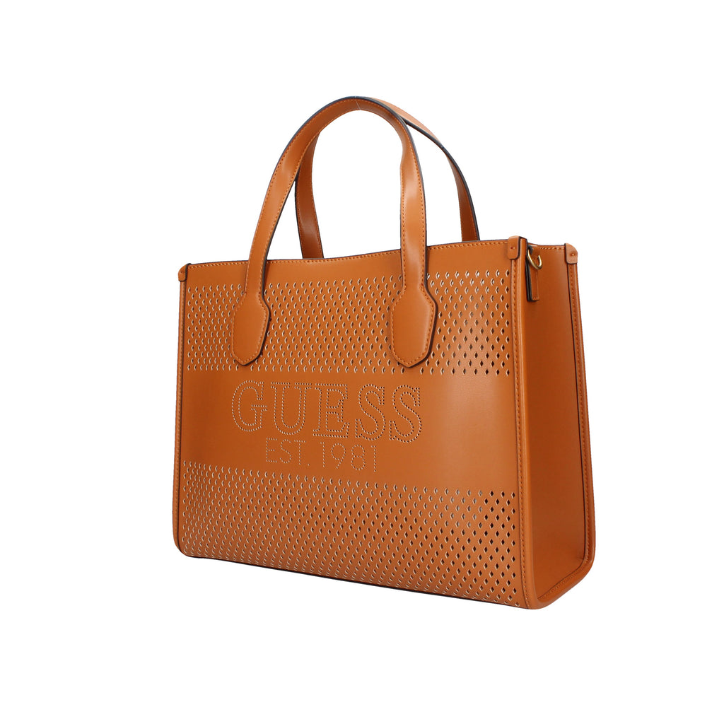 BORSA A MANO Cognac Guess