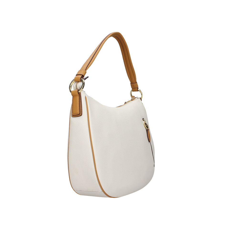 BORSA A SPALLA Bianco/beige Nannini