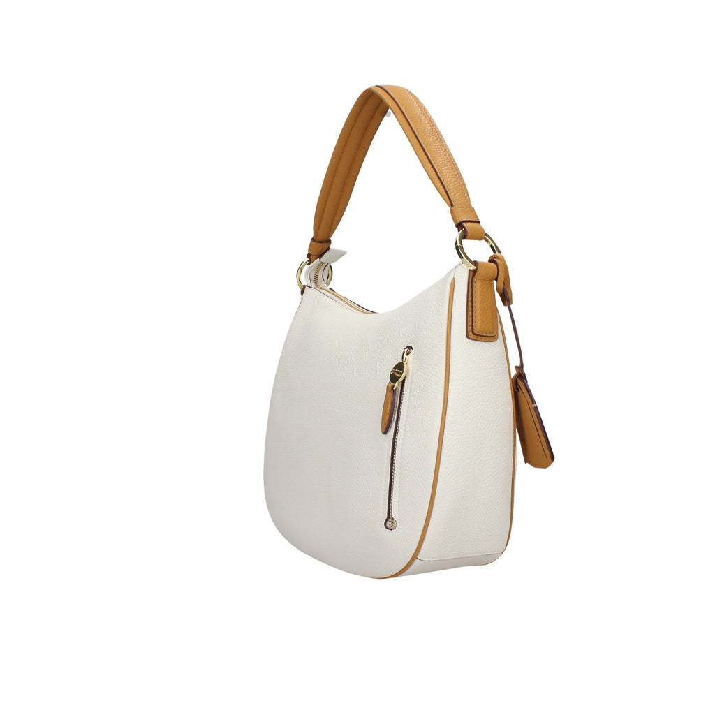 BORSA A SPALLA Bianco/beige Nannini