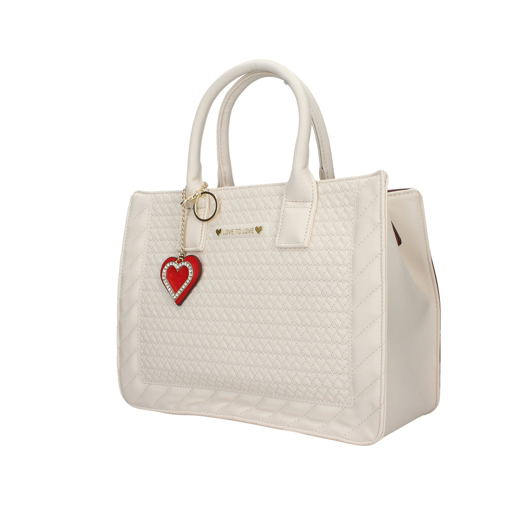 BORSA A MANO Beige Love To Love