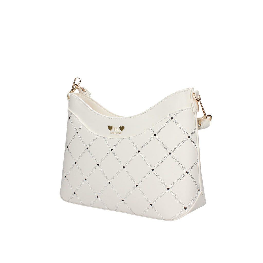 BORSA A SPALLA Bianco Love To Love