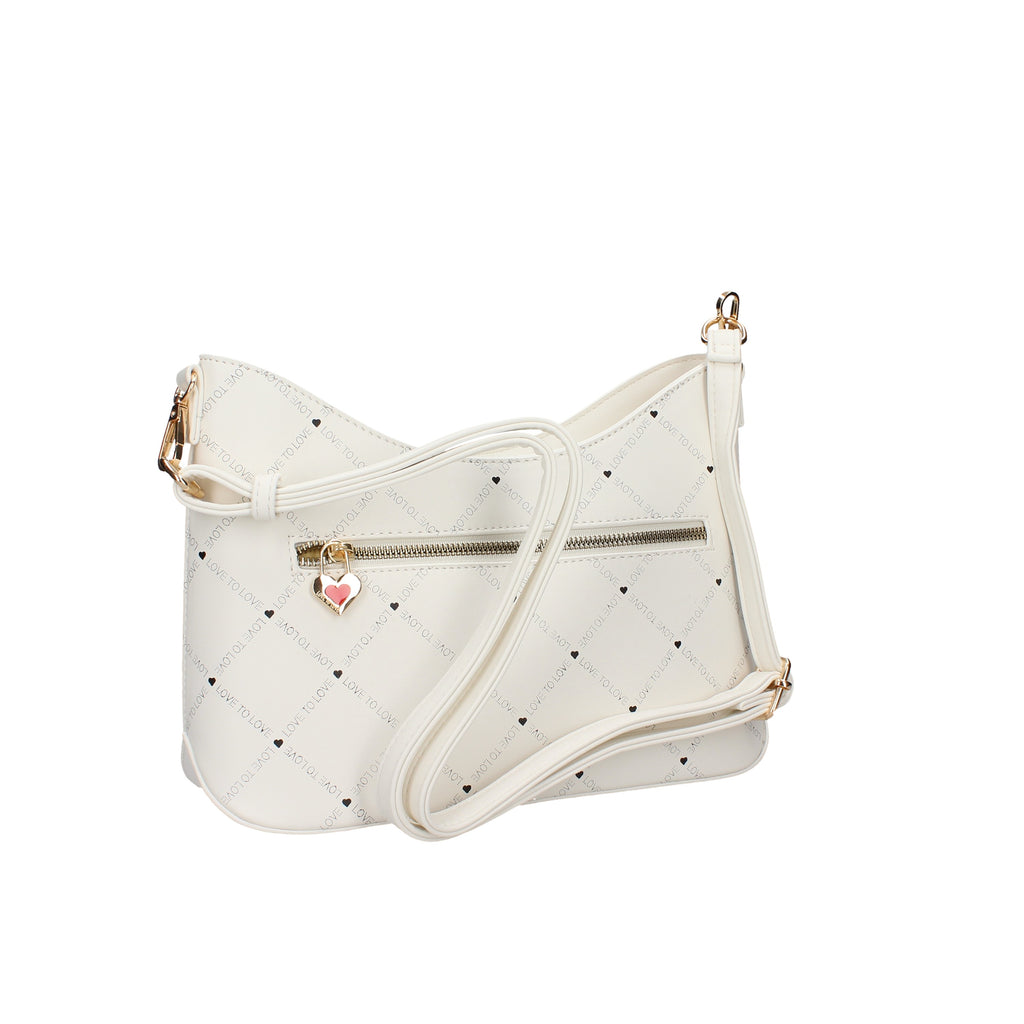 BORSA A SPALLA Bianco Love To Love