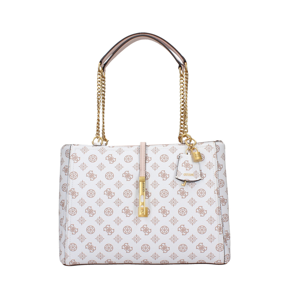 BORSA A SPALLA Bianco Guess